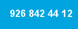 926 842 44 12 926 842 44 12